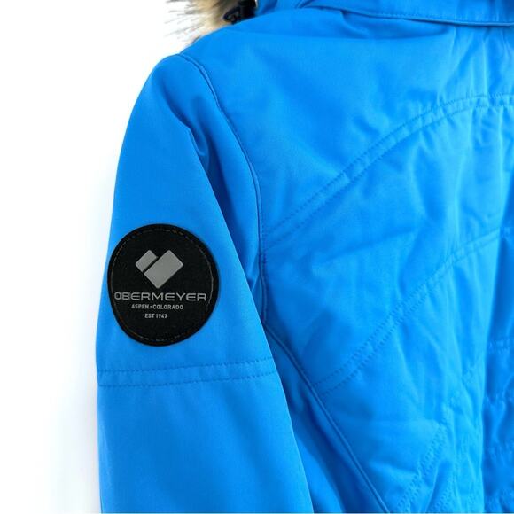 Obermeyer Tuscany II Jacket in winter sky blue Size 0 - Picture 3 of 16